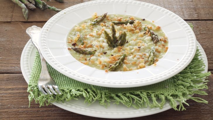 Risotto senza glutine con asparagi